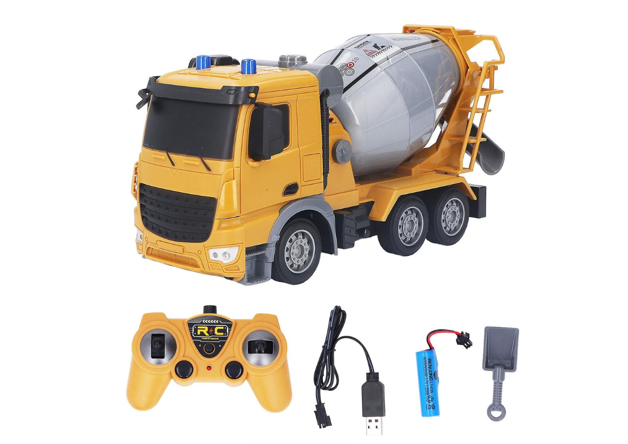 Remote Control Cement Mixer Truck Toy