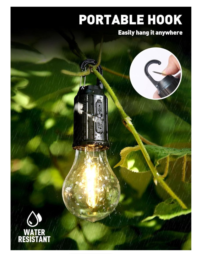 T01 Camping Light with Hook