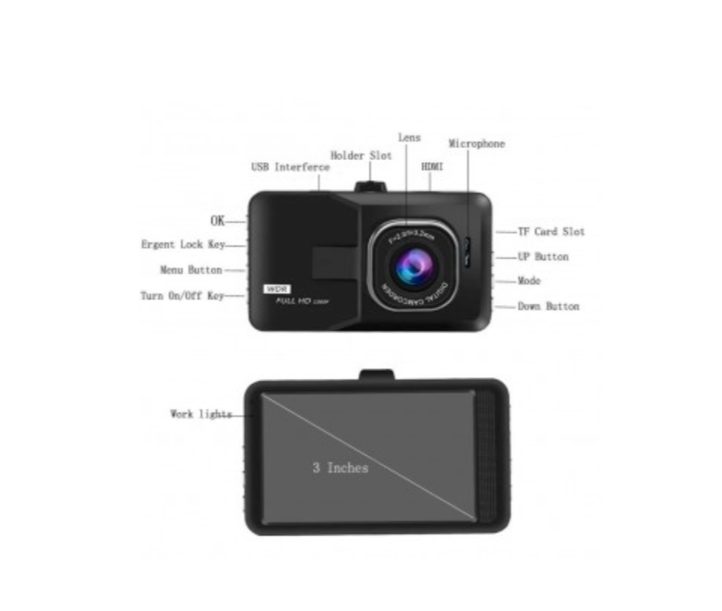 WDR Vehicle Black Box Dash Camera